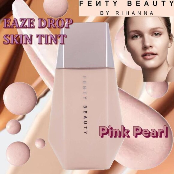 FENTY BEAUTY by Rihanna Eaze Drop'lit All-Over Glow Enhancer~Pink Pearl 36ml NIB - Picture 1 of 12